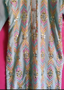 Party Wear Kurta Plazo Set