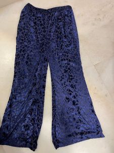 Velvet Flare Pants