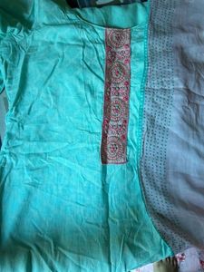 Kurta Paint Dupatta Set Cotton