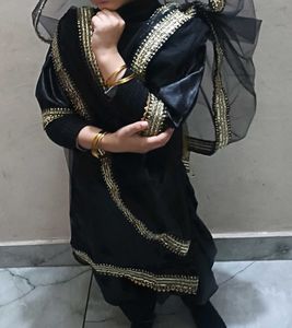 Bahut Hi Pyara Patiyala Black Colour Suit 5 To 6 Y