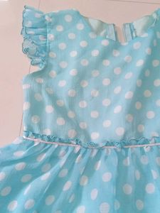 Sea Green Polka Dot Frock