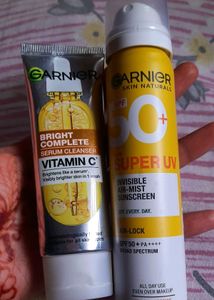 Garnier Vitamin C Cleanser &amp; Sunscreen