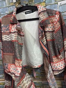 Sheer Patchwork Top