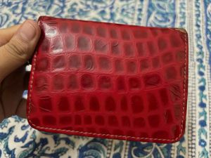 Red Leather Wallet For Women ❤️