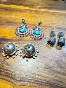 Bohemian Earrings - Set of Three
