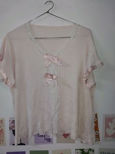 Pinterest Coquette Bow Top