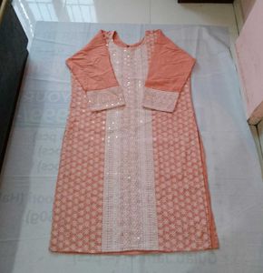 New Chikankari Kurti