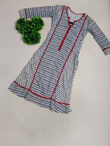 Cotton Printed Kurta – Office &amp; Daily Wear