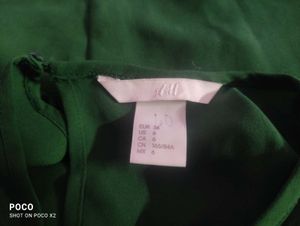 H&amp;M Green Sleeveless Top