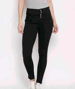 Black High-Waisted Jeans