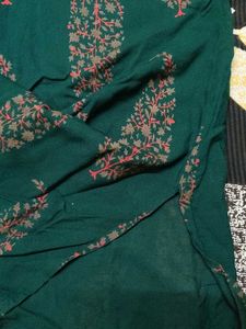 Green Printed Kurta