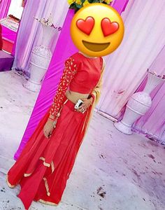 Red  Lehenga Choli