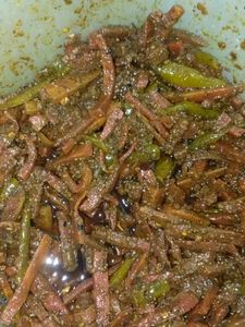 Homemade Gajar Mirch Achar 🥒