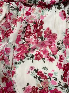 Floral Print Dress (L Size)