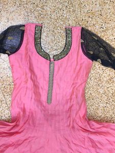 Pink Anarkali Kurta