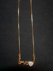 Love Necklace with Heart