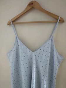 Blue Polka Dot Cami