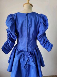 Vintage Royal Blue Dress
