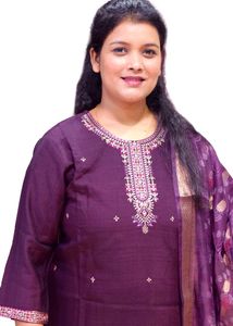 Stitched Kurta Set With Dupatta