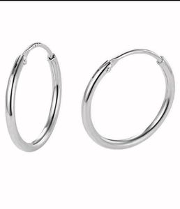 Pur Silver Hoop With Rudraksh✨