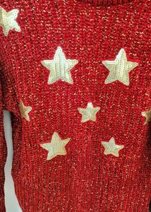 Duke stardust Red Star Sweater