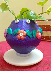 Hand Made Cement Planter Vase