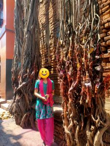 Teal &amp; Red Salwar Kameez