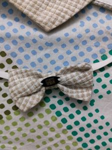 Traditional Coat Pant Bow Set