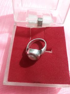 Pure Silver With Lucky Pearl