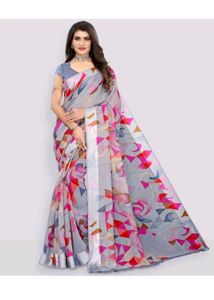 🎉Printed Linen Saree