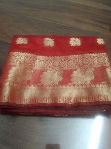 Cotton Silk Saree New Packed