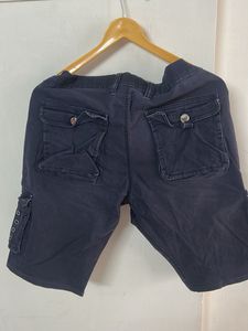 Black Cargo Shorts