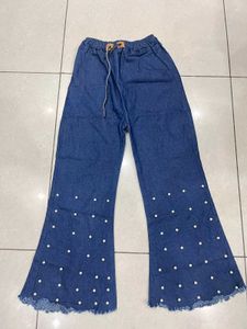 Pearl Embellished Jeans