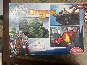 145 Pieces Marvel Avengers 3-in-1 Puzzle