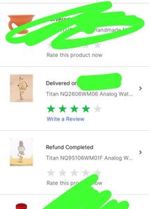 Titan Raga-Elegant Rose Gold Beaded Watch