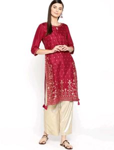 Aurelia Maroon Kurta