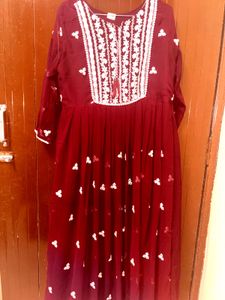 Elegant Maroon dress