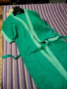 Green Robe  After A Shower