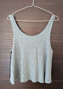 Super Soft Grey Knit Short Top
