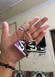 2 Pcs Of Jordan Shoes Keychain