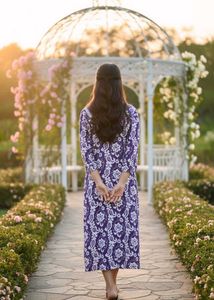 Boho Chic Paisley Midi Dress