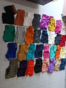 Lot of 32 Sari Blouses