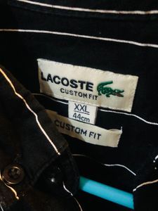 Lacoste Striped Button-Down Shirt