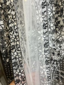 Black White Lehenga Set