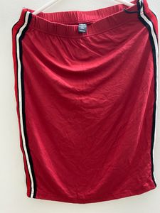 SHEIN Red Pencil Skirt