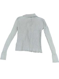 Sandro Lalie Ribbed Cardigan In Green