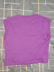 Lavender Casual T-Shirt