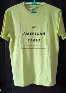 American Eagle Graphic Tee - Lemon Yellow
