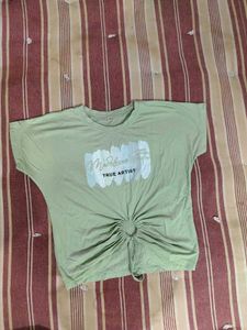 Cute Green Graphic Tee