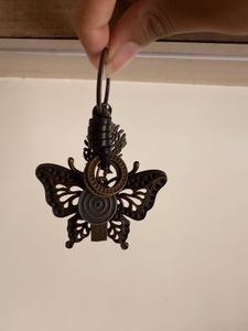 Steampunk Butterfly Keychain
